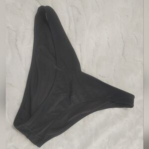 PINK Victoria's Secret Brazillian Cut Black Bikini Bottom XL